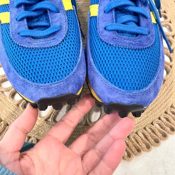 NWOT Adidas TRX Mesh SPZL Hi-Res Blue Shock Yellow Sneaker Size Men's 9 - Picture 8 of 10